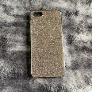 🌟Victoria’s Secret iPhone 4 Silver/Multicolor Sparkles Hard Plastic Phone Case